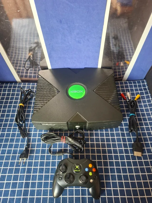 XBOX CLÁSICA ORIGINAL COMPLETA 1° MODELO
