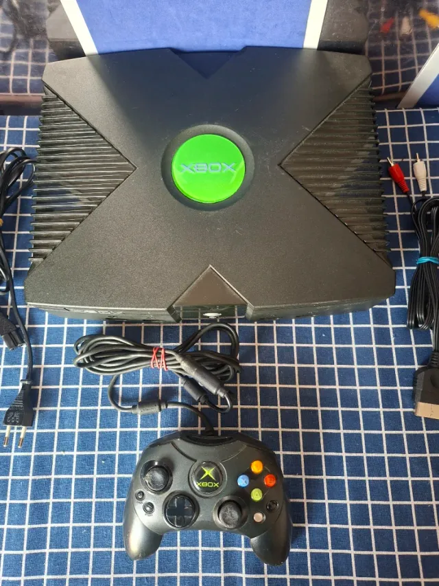XBOX CLÁSICA ORIGINAL COMPLETA 1° MODELO
