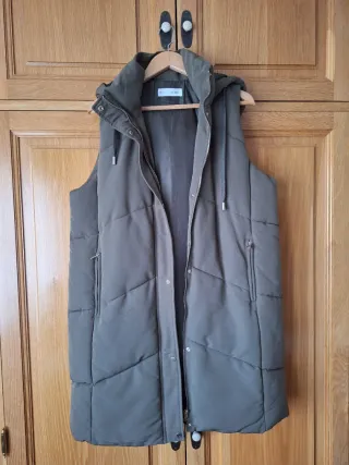 Chaleco Sfera verde caza con capucha