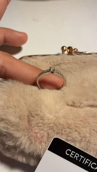 Anillo Fina Garcia Plata y Diamantes