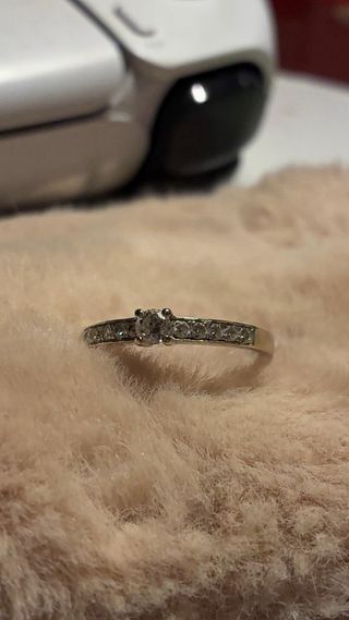 Anillo Fina Garcia Plata y Diamantes