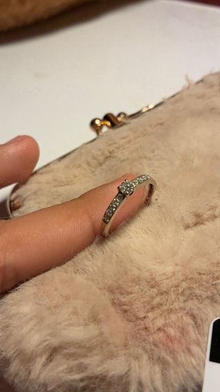 Anillo Fina Garcia Plata y Diamantes