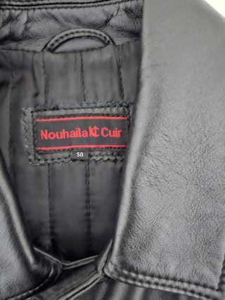 Chaqueta Piel Negra 3/4 Talla 50