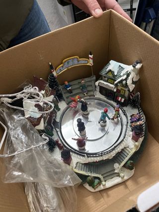 Maqueta Luminéo Christmas Villages con luces y mús