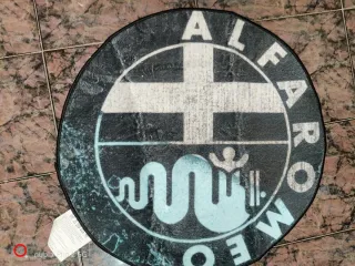 Tappeto rotondo Alfa Romeo