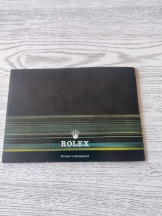 Garantía y manuales Rolex