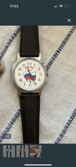 Reloj Ruso con Bandera de Rusia