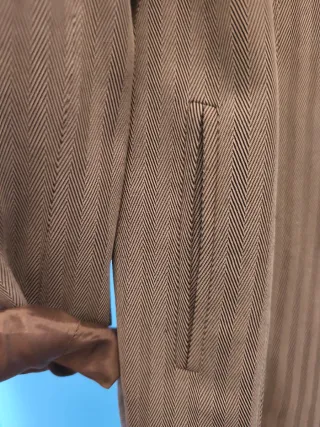 Americana Simorra Seda Marrón