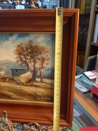 Cuadro Óleo Lienzo Antiguo