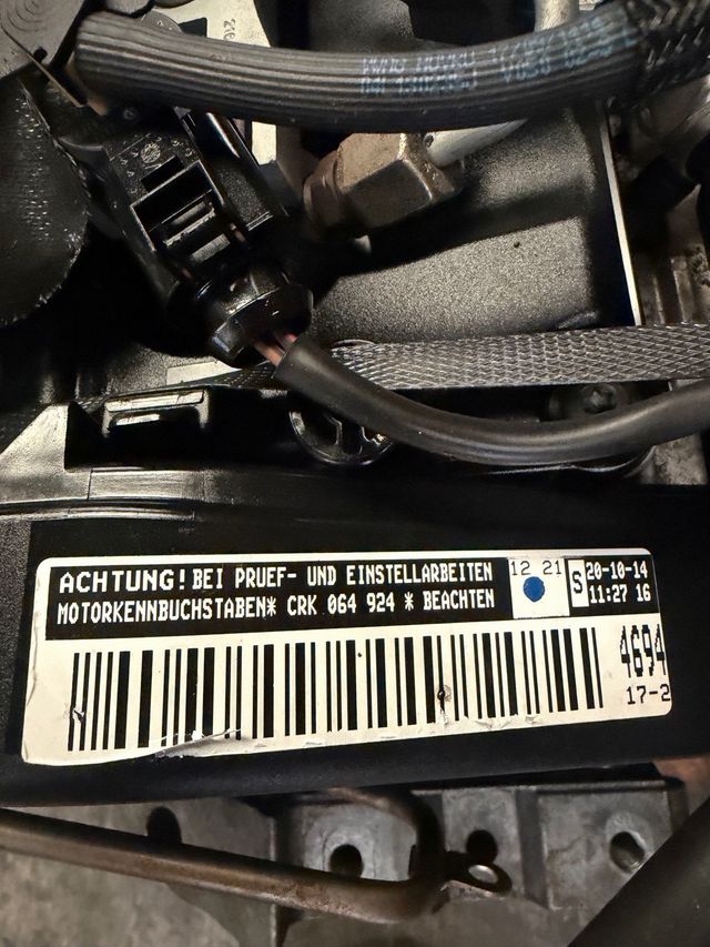 Motor Volkswagen CRK