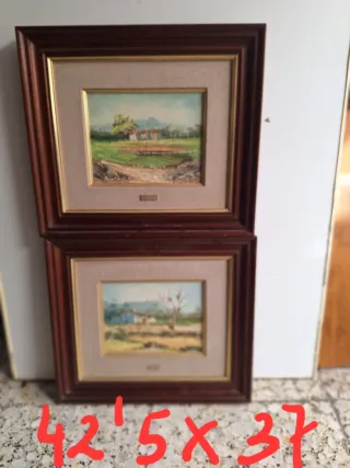 Lote de cuadros decorativo