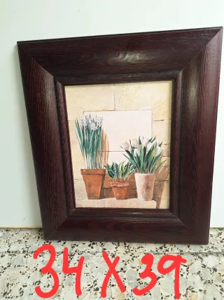 Lote de cuadros decorativo