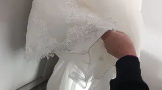 Vestido de Novia PRONOVIAS Blanco con Encaje