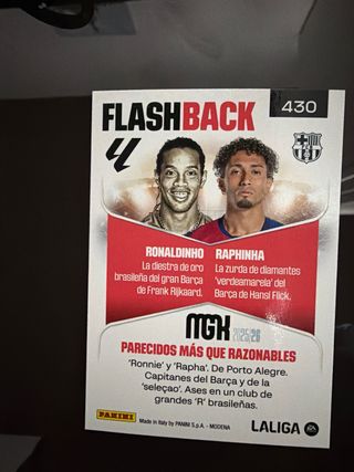 Ronaldinho i raphinha carta flashback