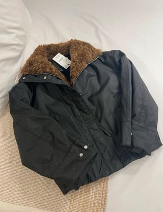 Chaqueta bomber acolchada Zara Talla S