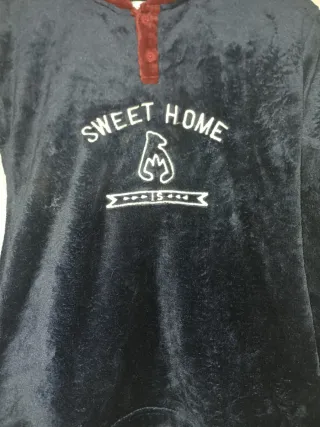 Camiseta de pijama azul y roja t. 14