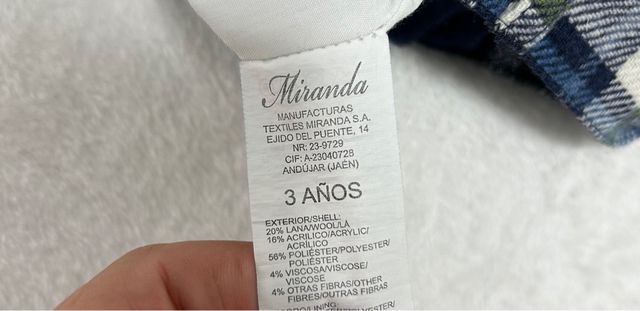 Miranda conjunto Niño Talla 3 Años