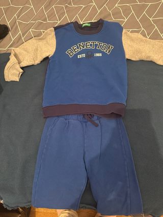 Conjunto Benetton 2 piezas talla 5/6 años pack