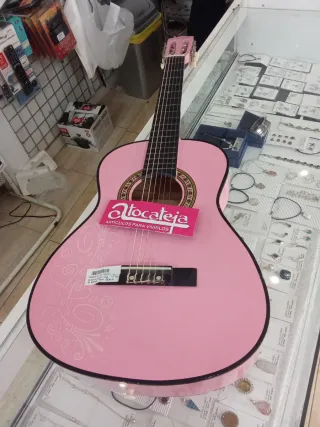 Guitarra Play On Rosa Talla 1/2