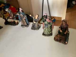 Figuras decorativas nacimiento portal belen