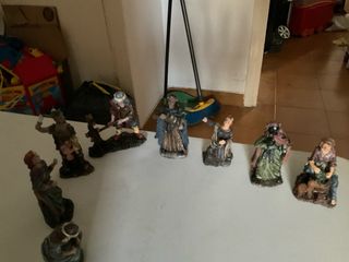 Figuras decorativas nacimiento portal belen