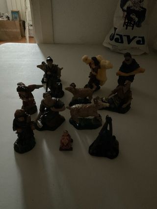 Figuras decorativas nacimiento portal belen