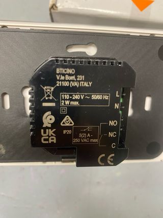 Termostato BTICINO Smarther con Netatmo