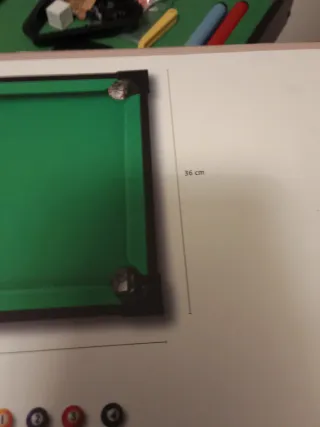 Biliardino Pool Table 64x36cm