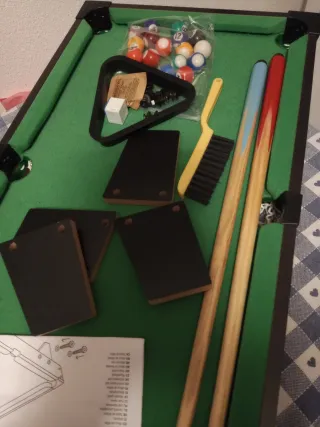 Biliardino Pool Table 64x36cm