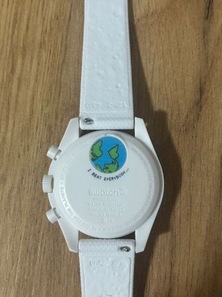 Swatch Omega Mission to EarthPhase Moonshine Gold