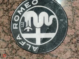 Tappeto Alfa Romeo rotondo