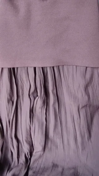 Falda Zara combinada marrón