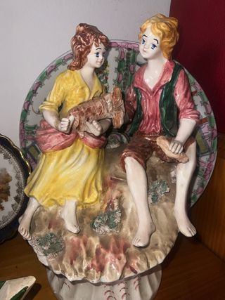Figura de porcelana decorativa