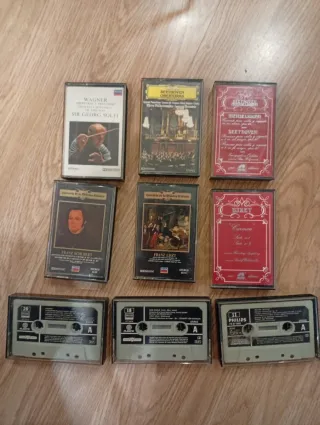 Lote 9 Casetes Música Clásica