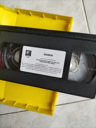 VHS Digimon La Película (Español)