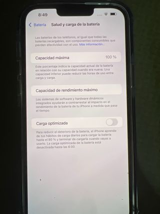 iPhone 13 Pro Max 256GB Gris Batería 100%