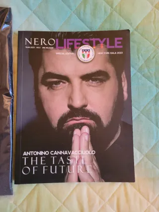 Grembiule professionale e libro Nero Lifestyle