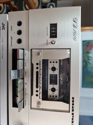Marantz SD 1010 Pletina Cassette Plata lee bien