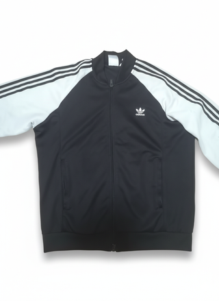 Sudadera Adidas Hombre Negra y Blanca