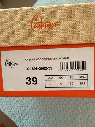 Cuñas Castañer Casilda Beige