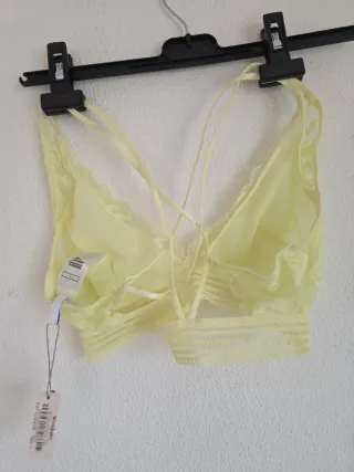 Bralette Énfasis Amarillo Talla 1