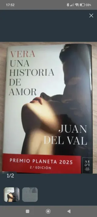 Libro "VERA UNA HISTORIA DE AMOR" de Juan Del Val