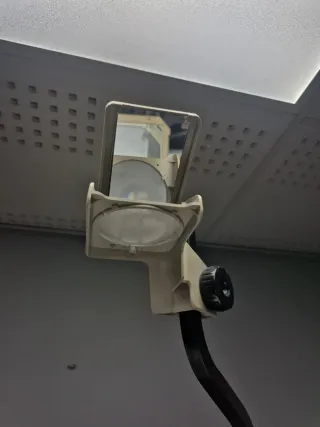 Proyector de Transparencias Beige/Gris