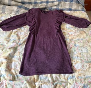 Lote 2 vestidos negro y morado