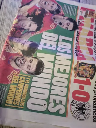 Periódico Marca 8 Julio 2010 España Final