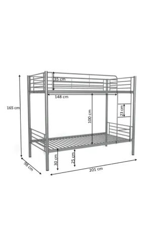 Litera de hierro 90x90