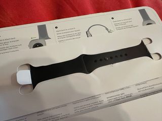 Cinturino Apple Watch 42mm Nero taglia S/M.