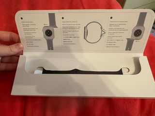 Cinturino Apple Watch 42mm Nero taglia S/M.