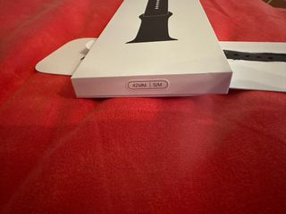 Cinturino Apple Watch 42mm Nero taglia S/M.