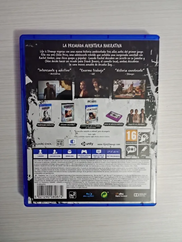 Juego Life is Strange PS4